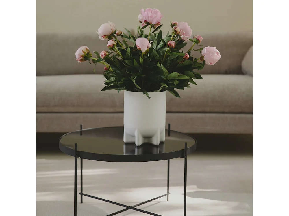 Cupid - Table basse design ronde Large - Noir