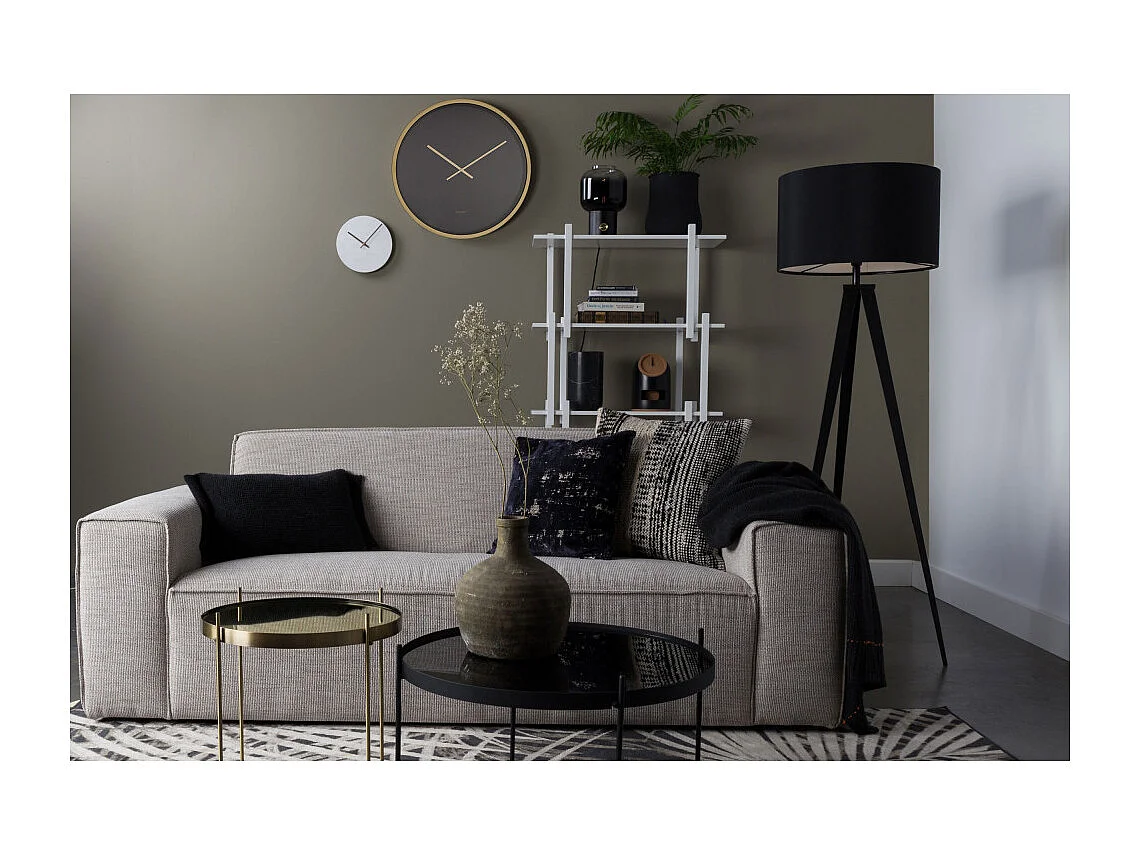 Cupid - Table basse design ronde Large - Noir