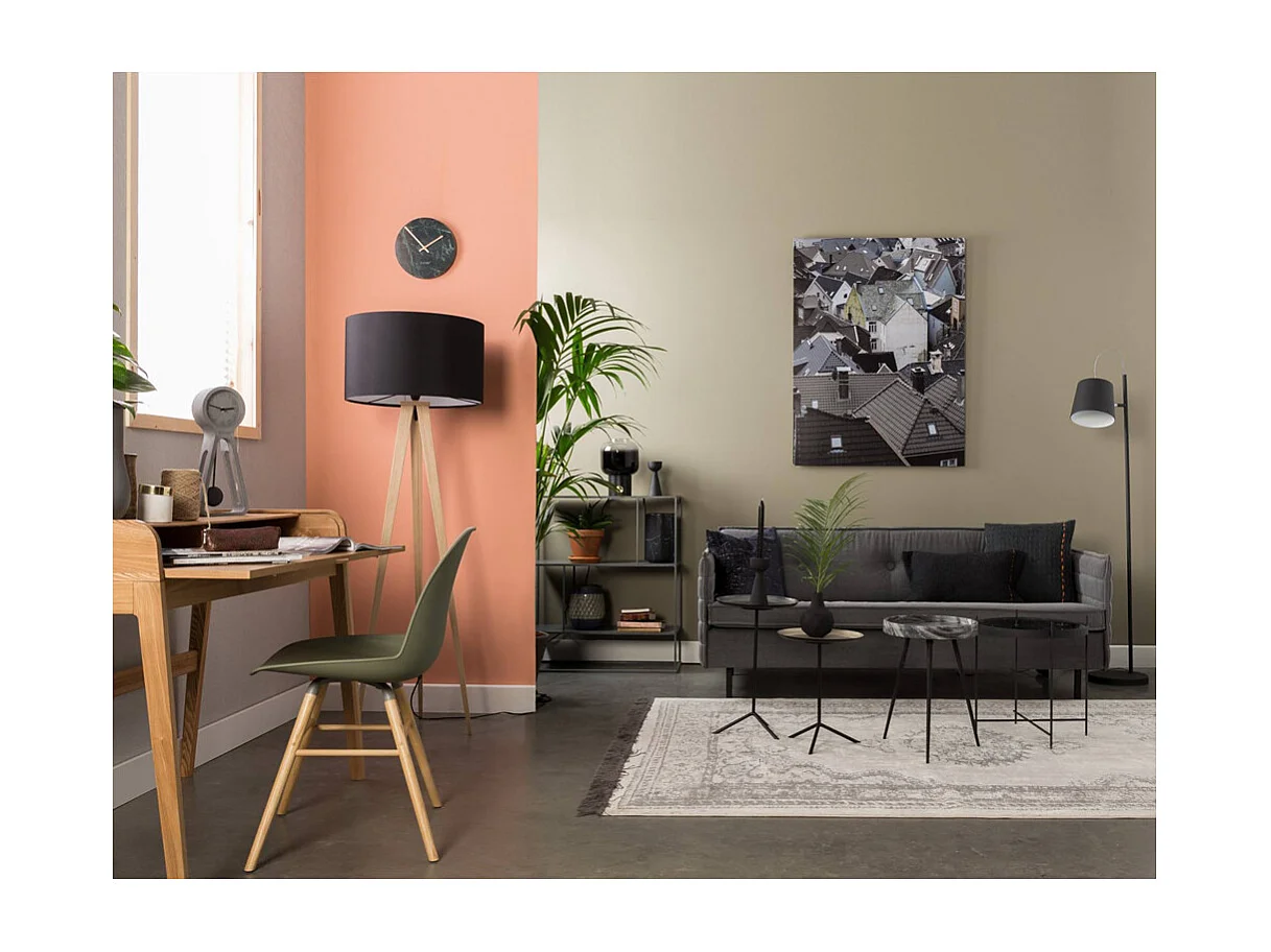 Cupid - Table basse design ronde Large - Noir