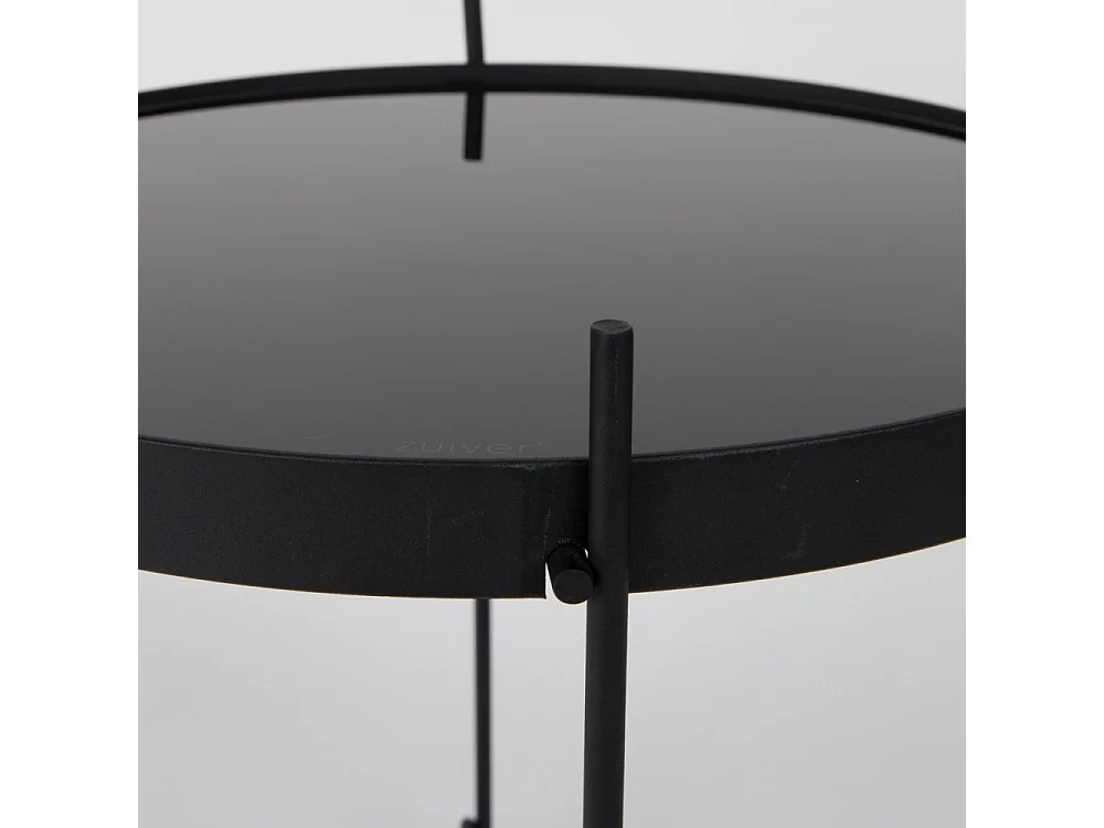 Cupid - Table basse design ronde Large - Noir