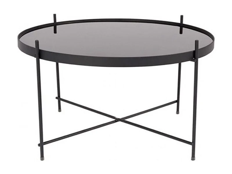 Cupid - Table basse design ronde Large - Noir