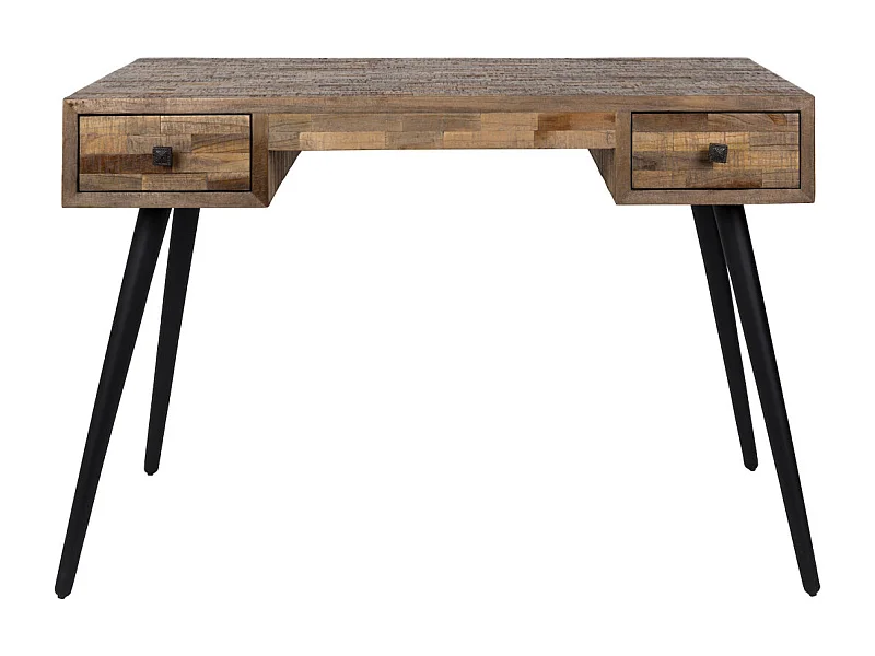 HUT - Bureau en bois recyclé au design vintage