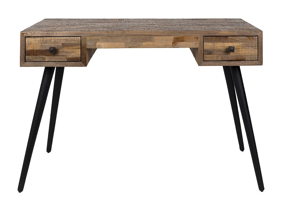 HUT - Bureau en bois recyclé au design vintage