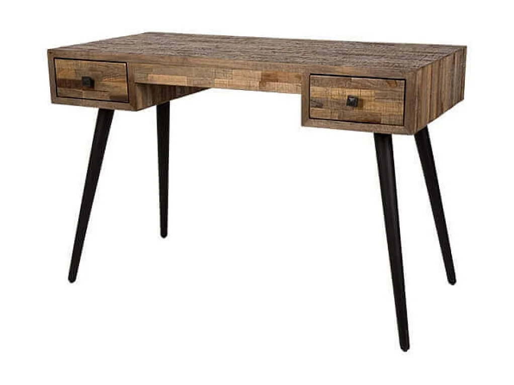 HUT - Bureau en bois recyclé au design vintage