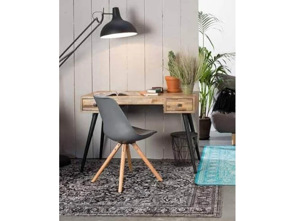 HUT - Bureau en bois recyclé au design vintage