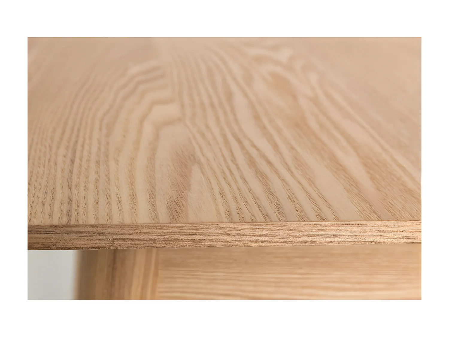 GLIMPS - Table extensible en bois clair design scandinave