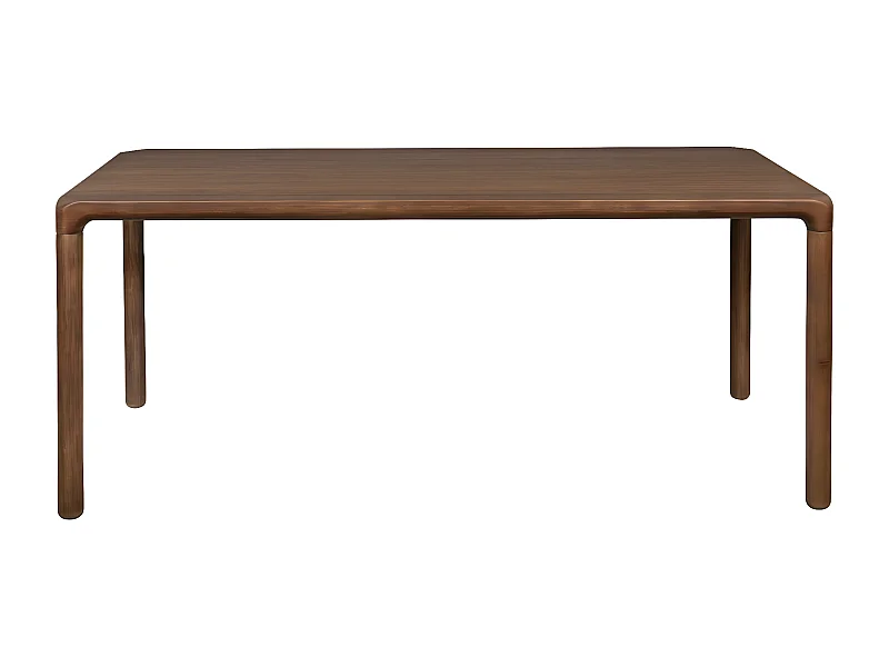 STORM - Table repas en bois finition Noyer