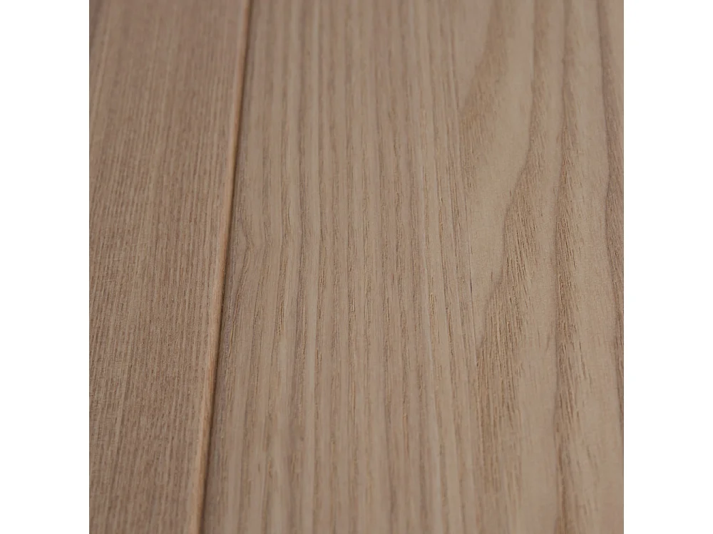 Storm - Table à manger 8 personnes aux bords arrondis en bois - Bois clair