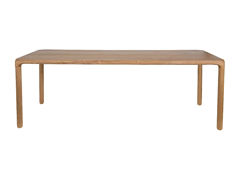 STORM - Table repas en frêne naturel 220 cm