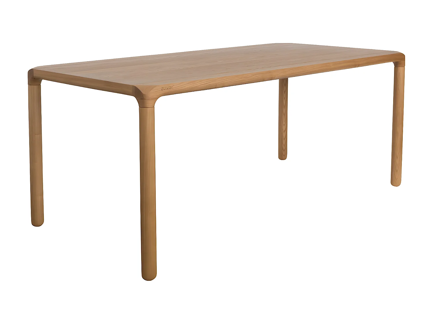 STORM - Table repas en frêne naturel 220 cm