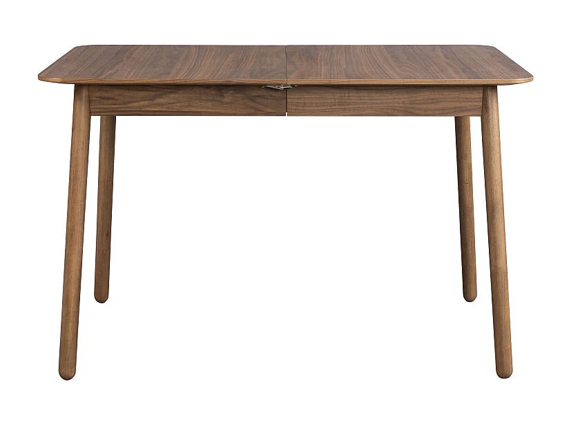 Glimps - Table à manger extensible 4 à 6 personnes 120-162x80cm en bois - Bois foncé