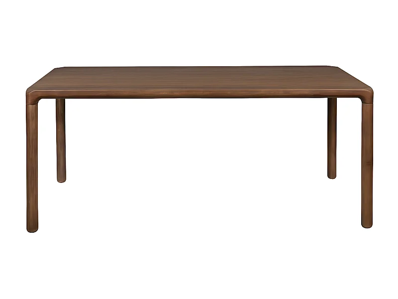 STORM - Table repas en bois finition Noyer L180