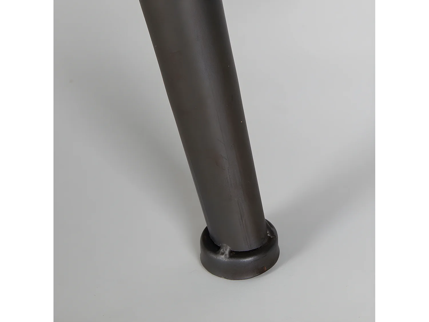 DAMIAN - Meuble bar haut en bois et acier