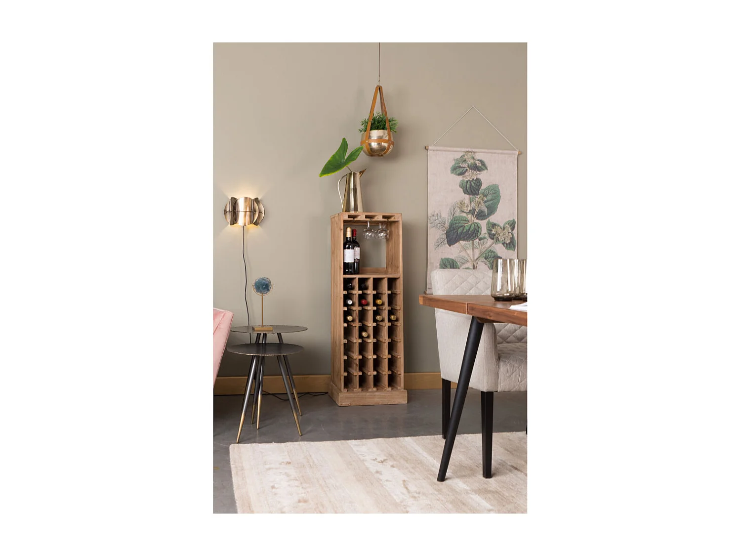 Claude - Casier à bouteilles - Naturel