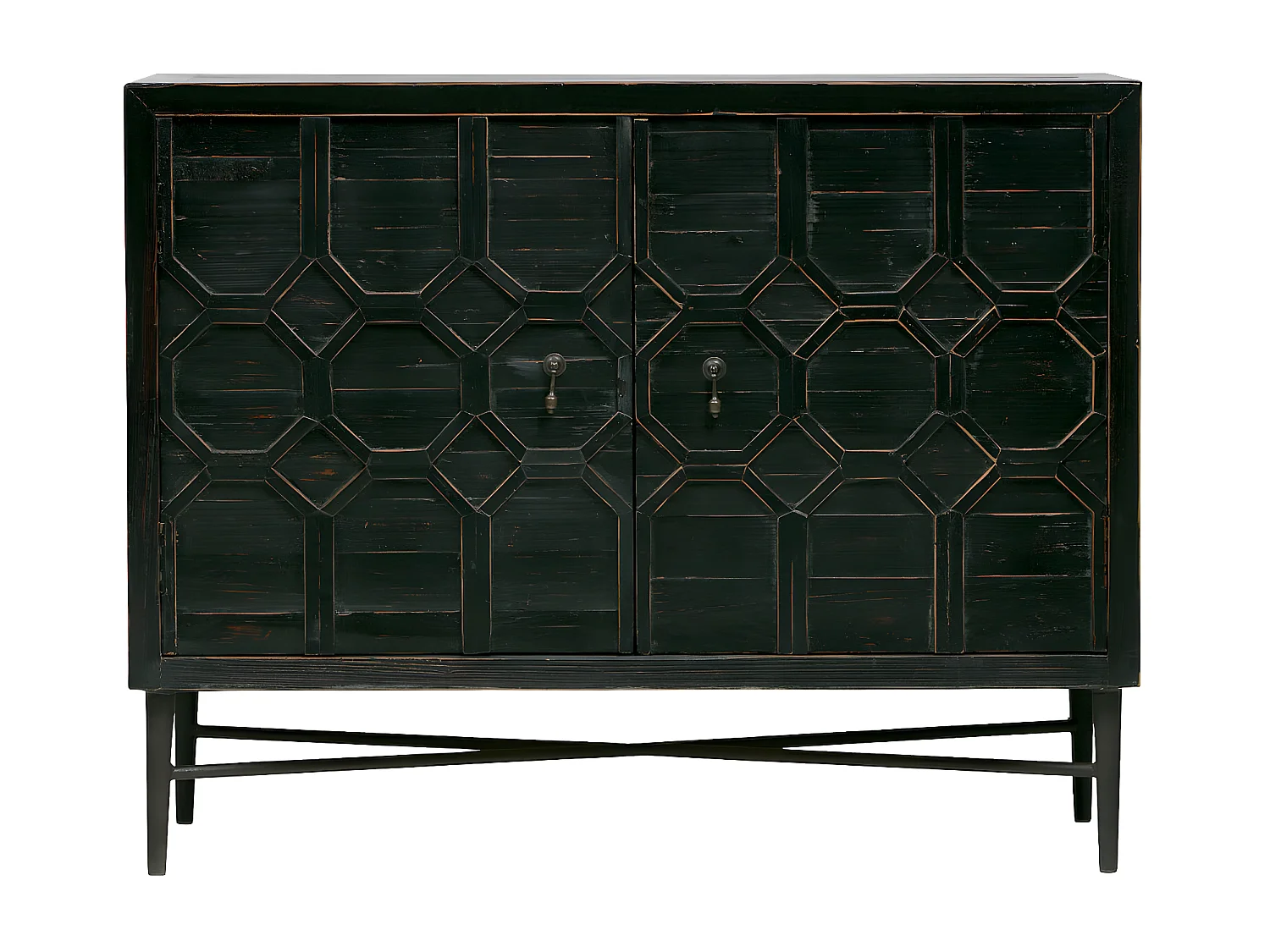 BEQUEST - Meuble de rangement en bois noir