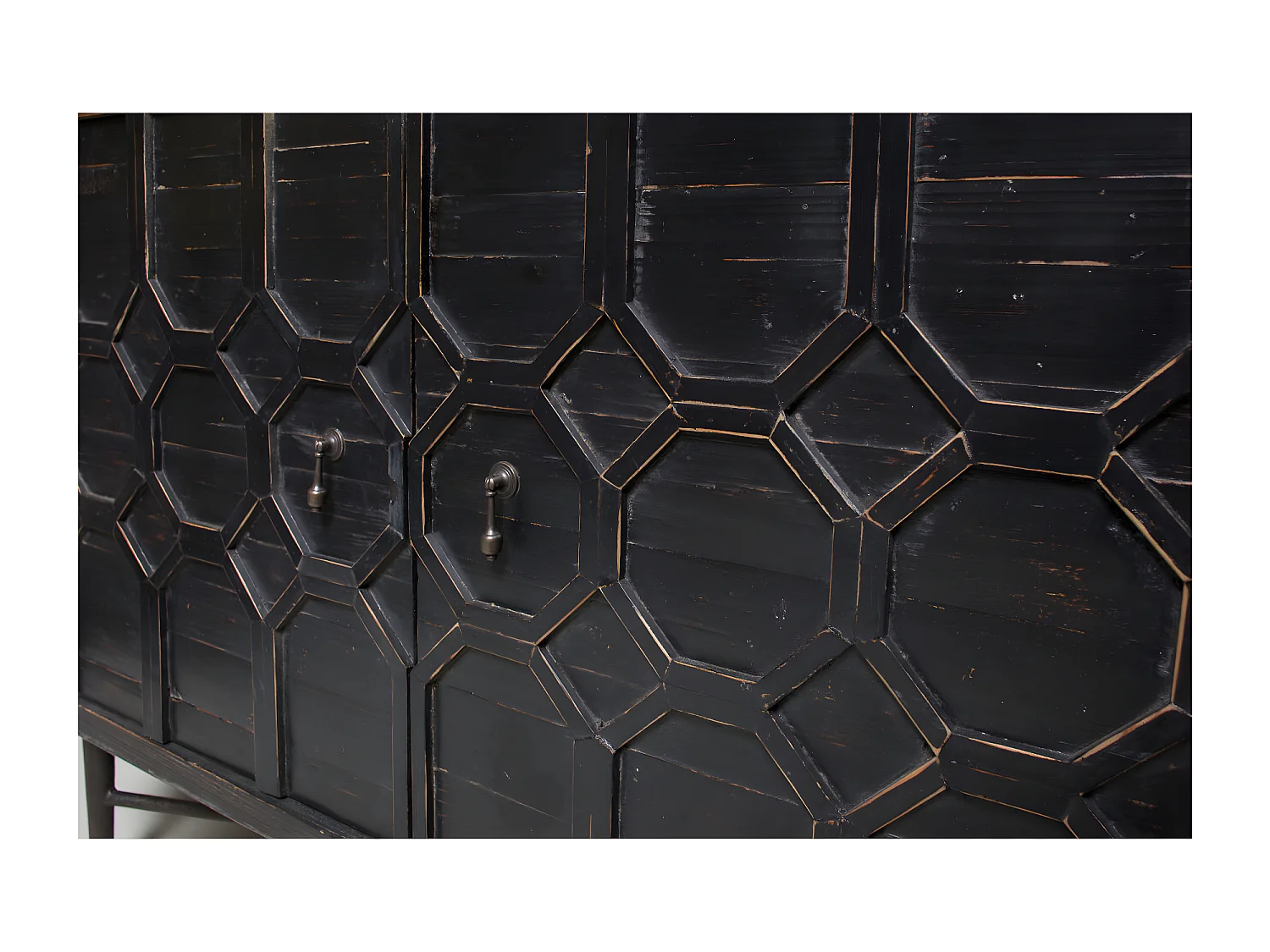 BEQUEST - Meuble de rangement en bois noir