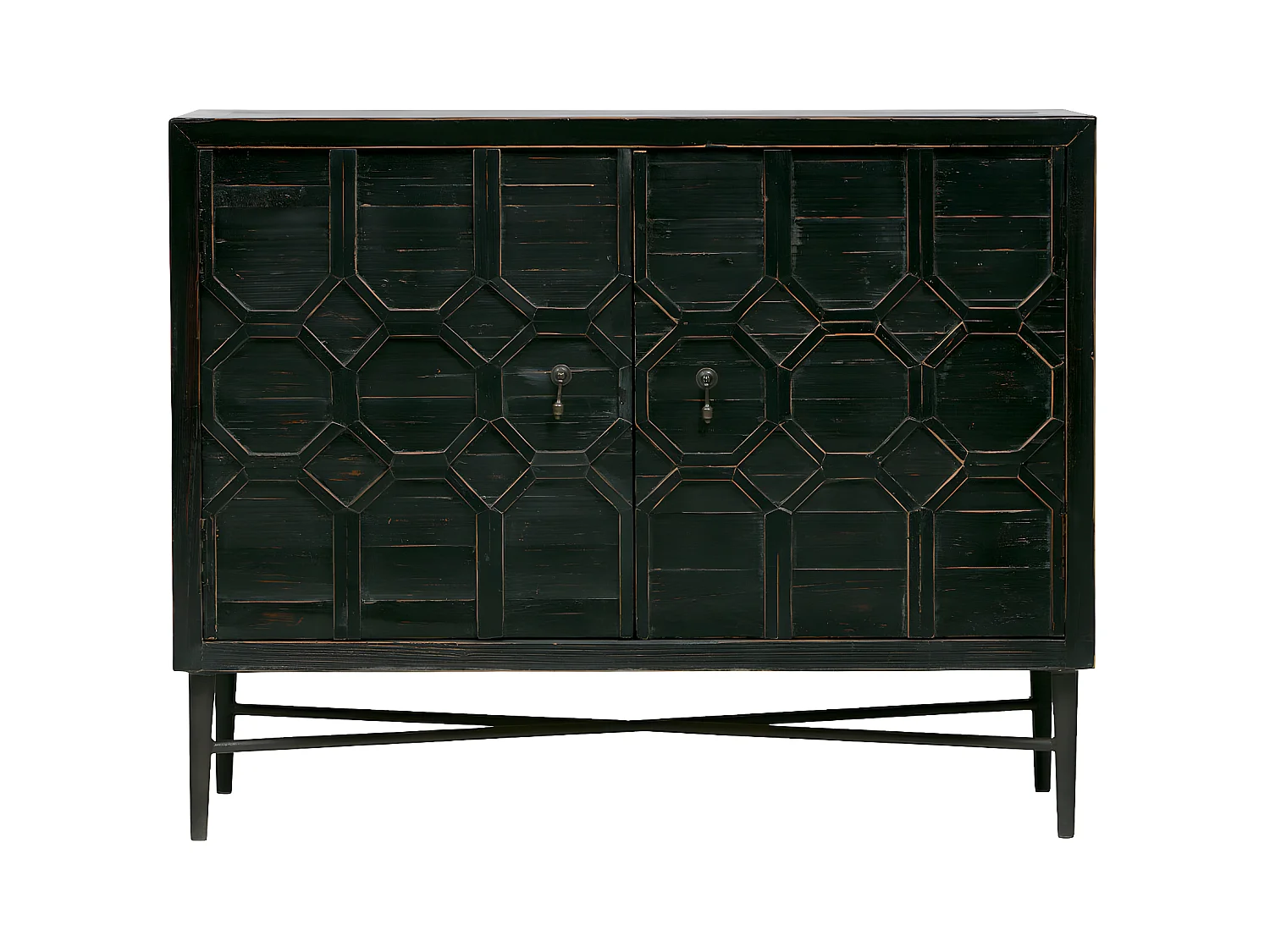 BEQUEST - Meuble de rangement en bois noir