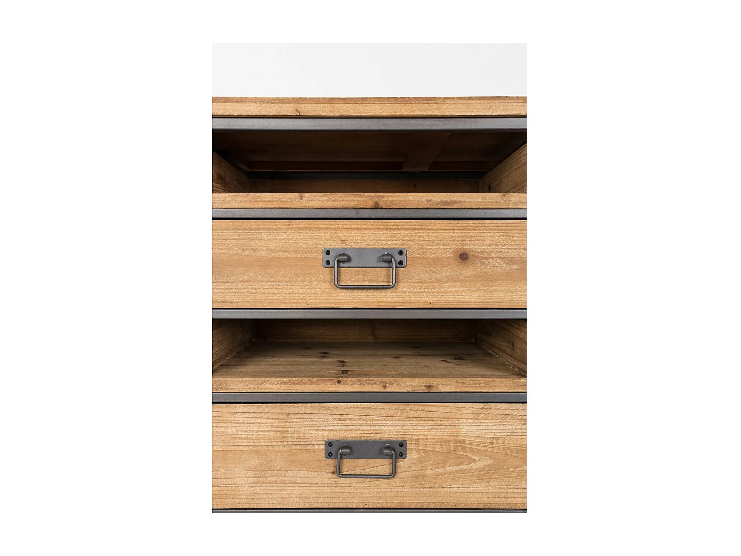 DAMIAN - Buffet vintage en bois et acier