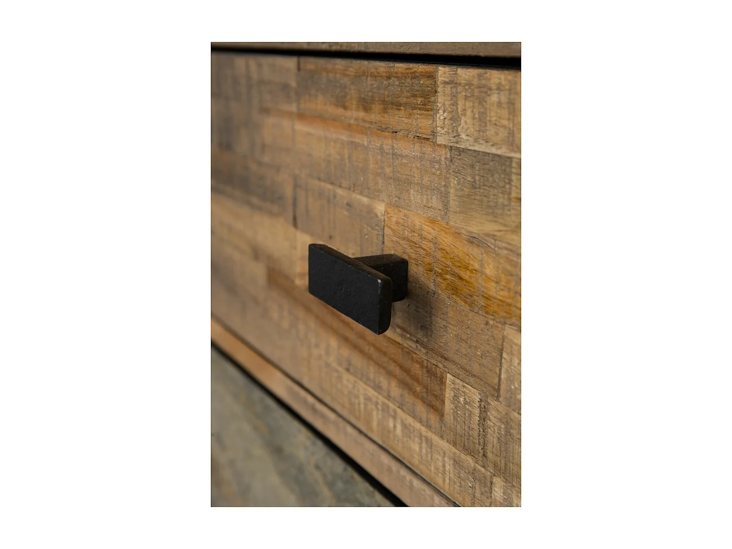 HUT - Commode en bois de teck recyclé avec tiroirs