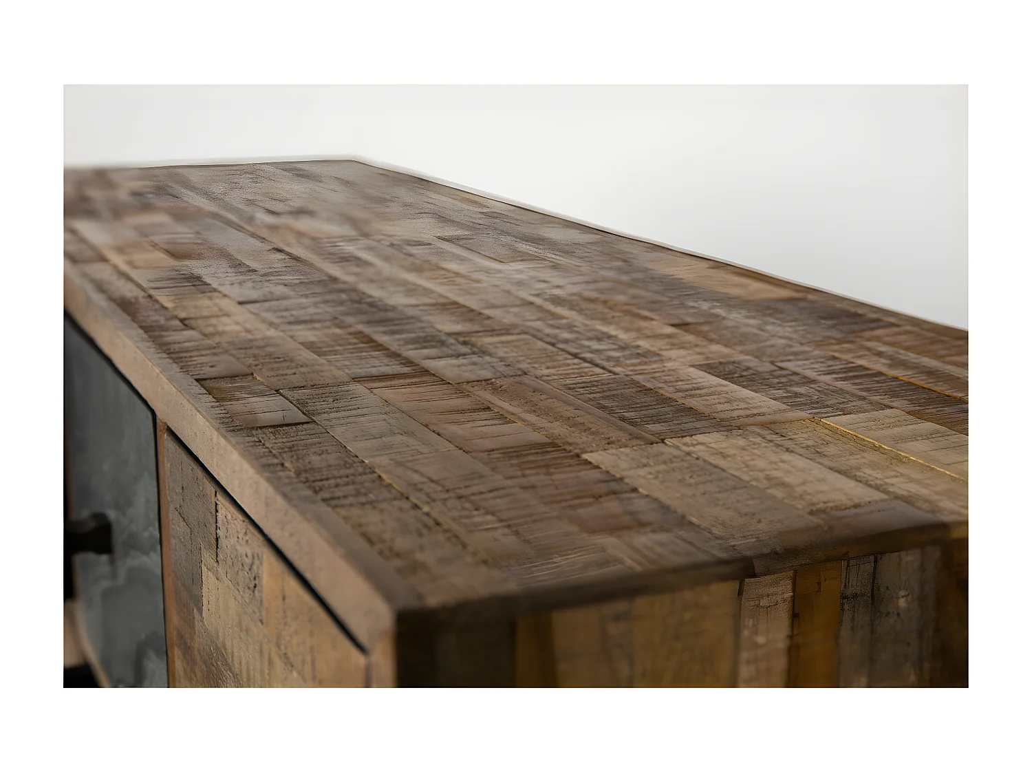 HUT - Commode en bois de teck recyclé avec tiroirs