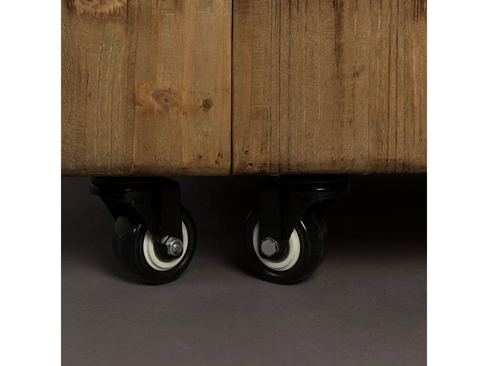 Lico - Meuble bar à vin vintage - Naturel