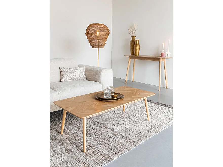 FAB - Table basse en bois clair rectangle