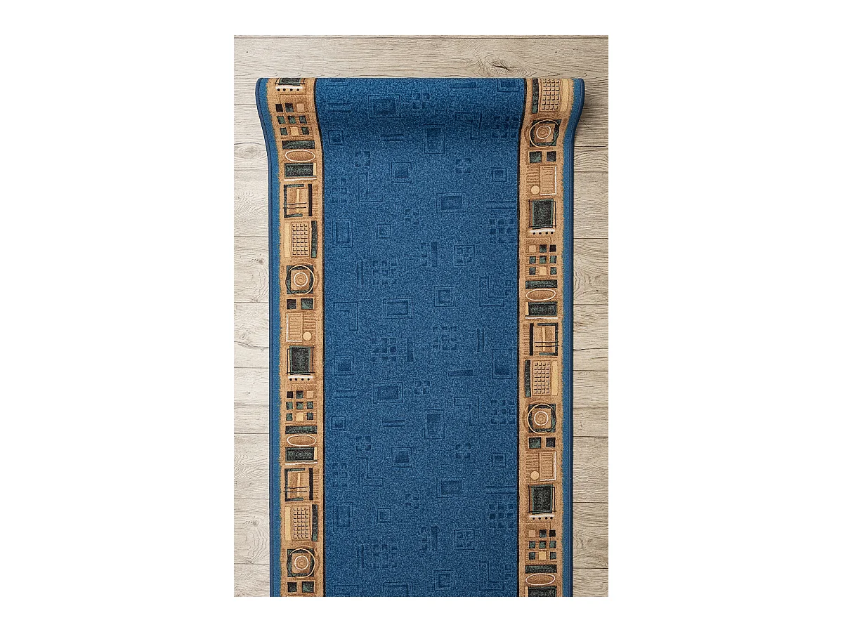 Gegummeerde bestrating JENA blauw 100x280 cm