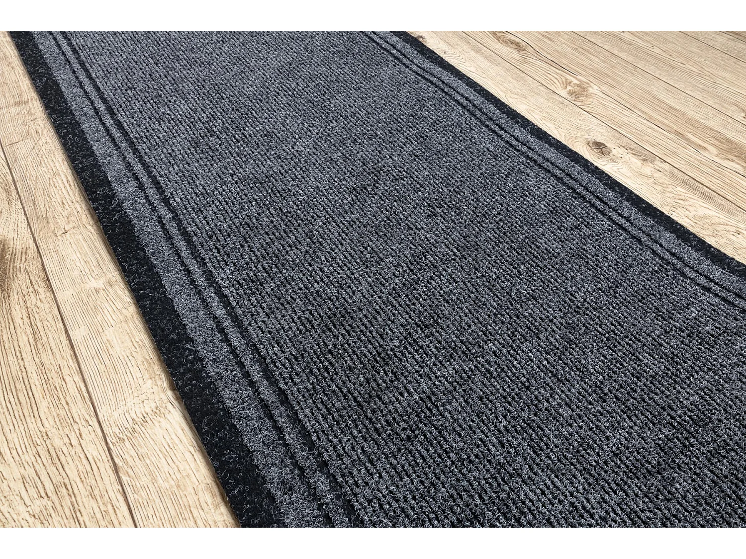 PAILLASSON TAPIS DE COULOIR ANTIDÉRAPANT MALAGA gris 2107 100x260 cm