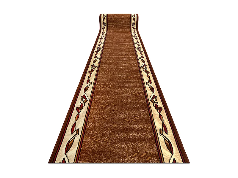 TAPIS DE COULOIR BCF FILIP marron 64x140 cm
