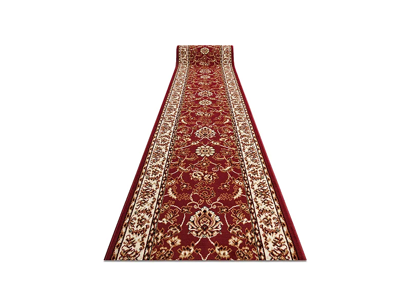 TAPIS DE COULOIR BCF MORAD Klasyk classique bordeaux 60x240 cm