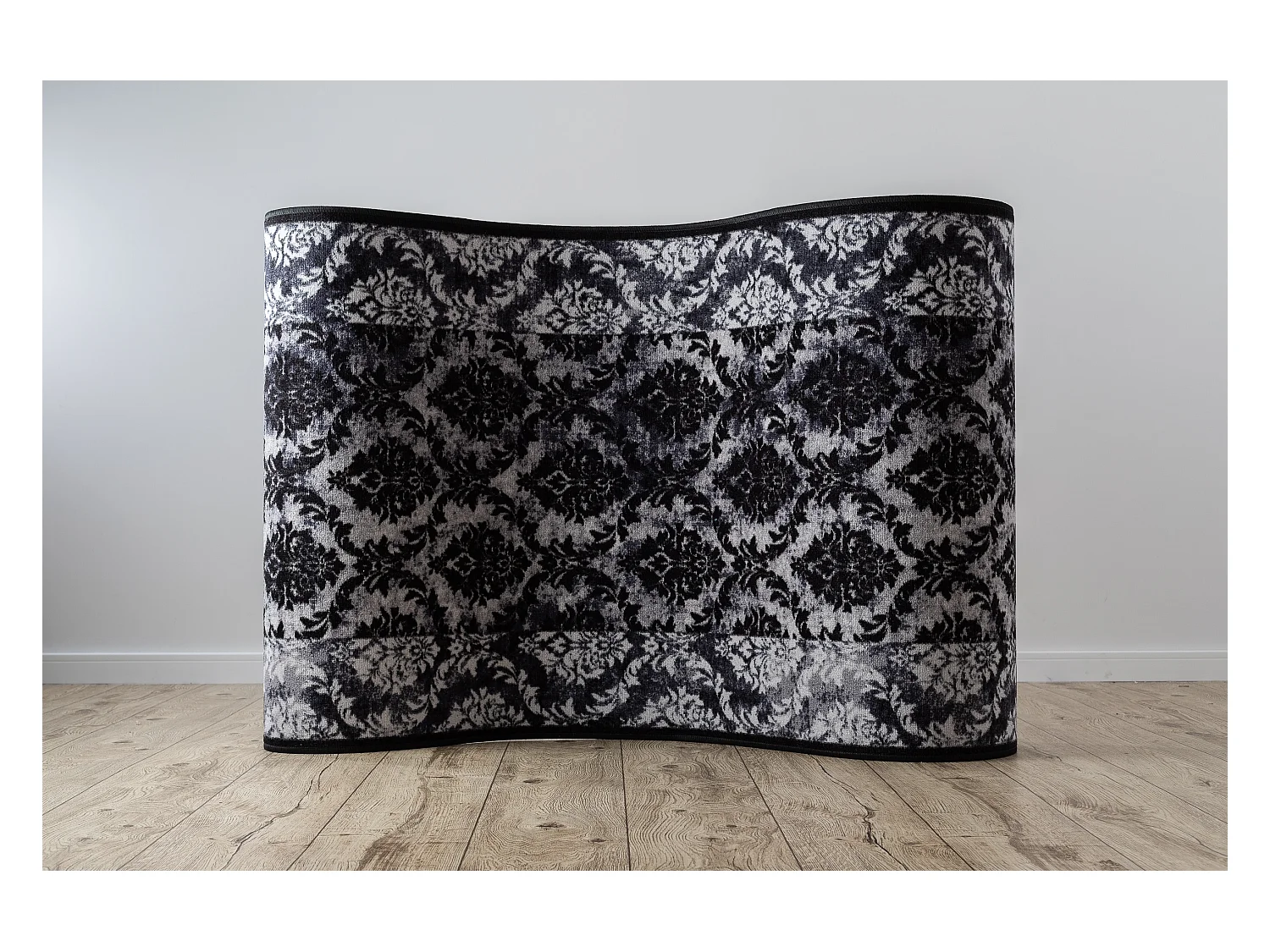 TAPIS DE COULOIR antidérapant ROMANCE gris 67x940 cm