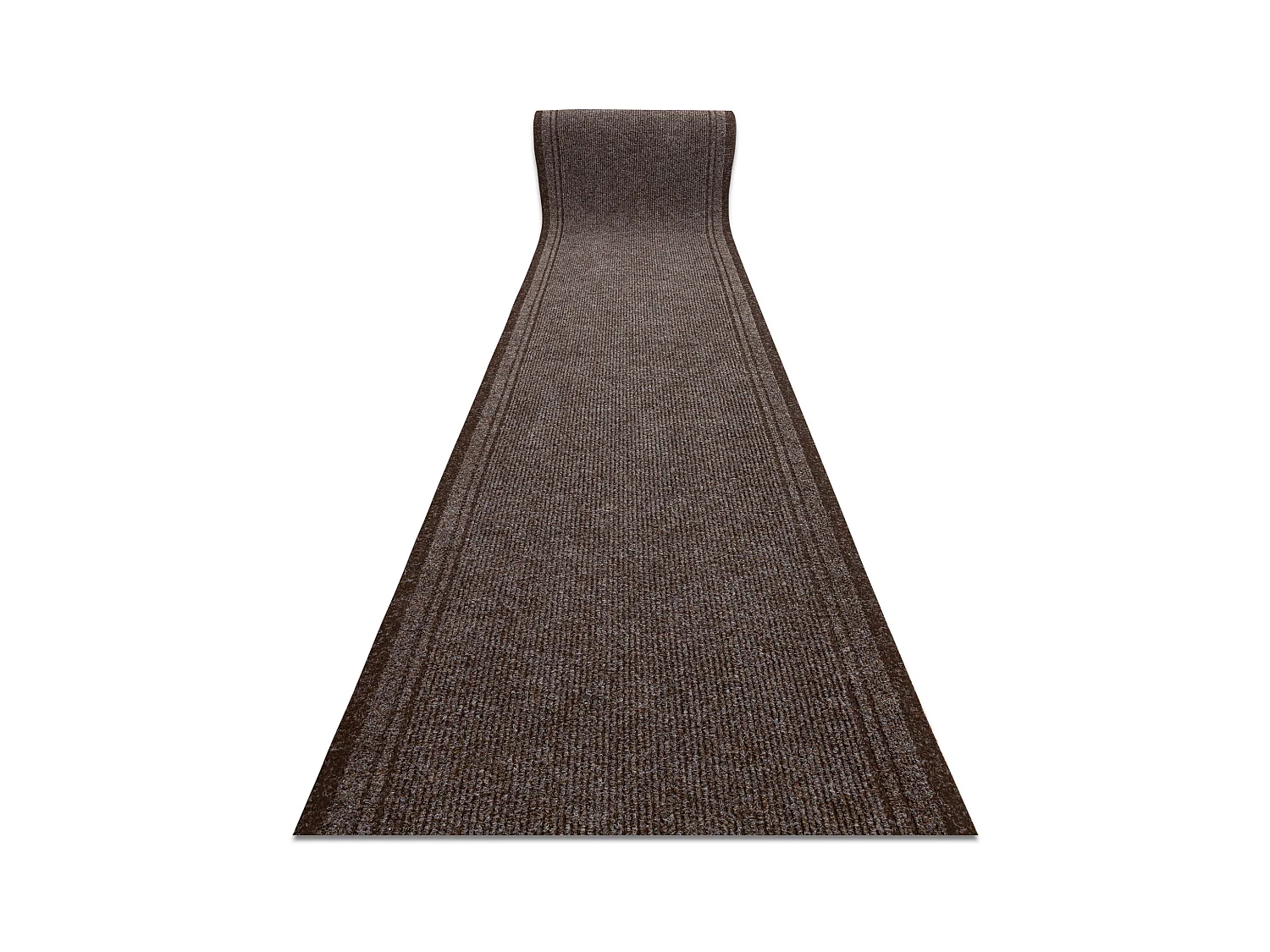 PAILLASSON TAPIS DE COULOIR ANTIDÉRAPANT MALAGA marron 7058 100x520 cm
