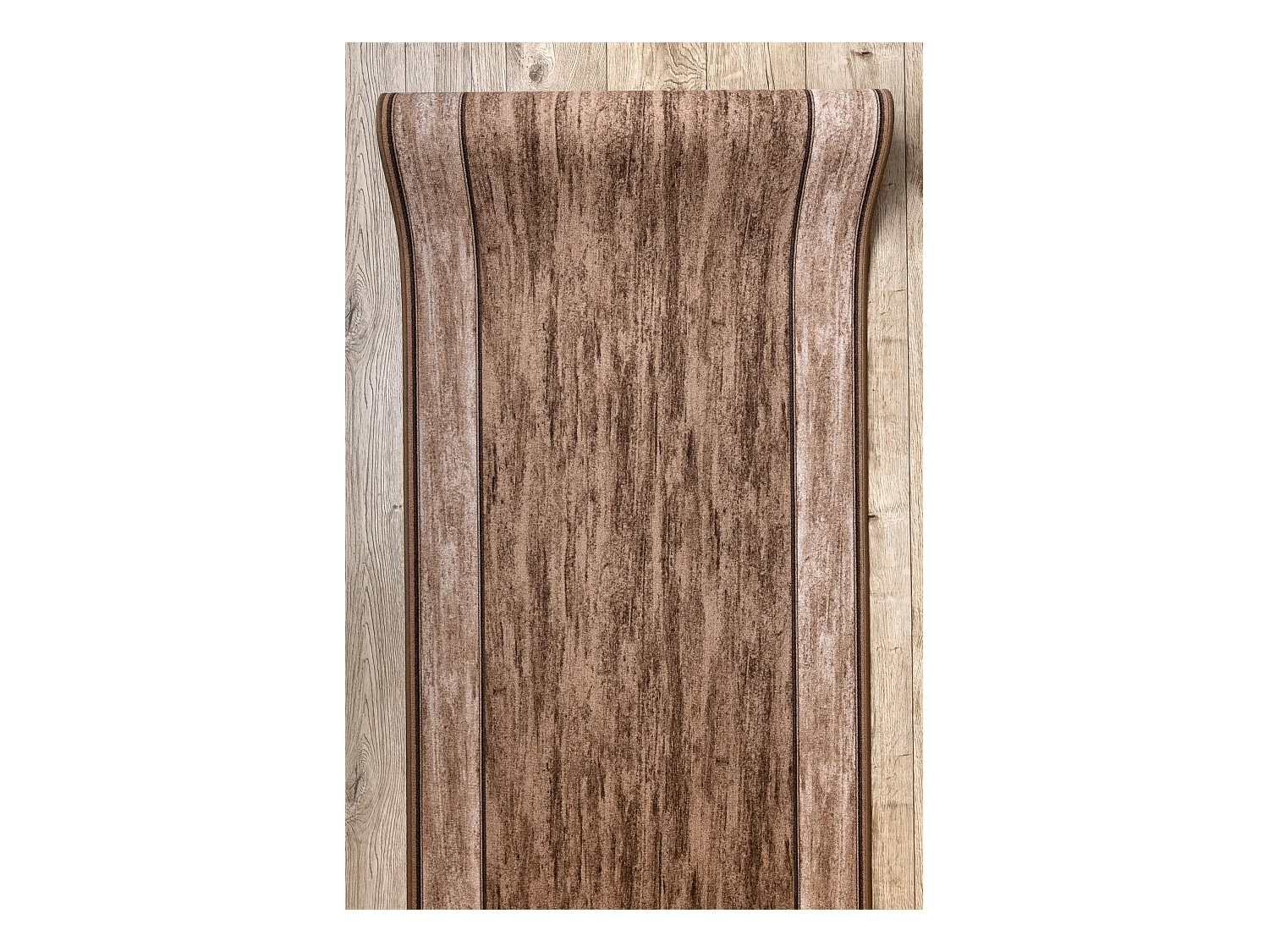 TAPIS DE COULOIR antidérapant RAMA marron 67x600 cm