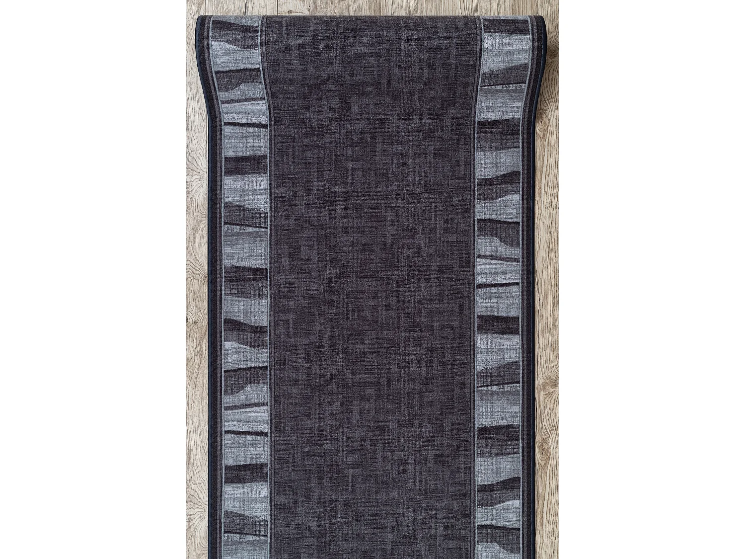 CHODNIK podgumowany LINEA szary 67cm 67x770 cm