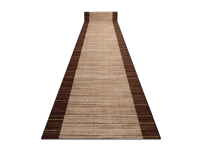 TAPIS DE COULOIR ANTIDÉRAPANT STREIFEN marron 57x560 cm