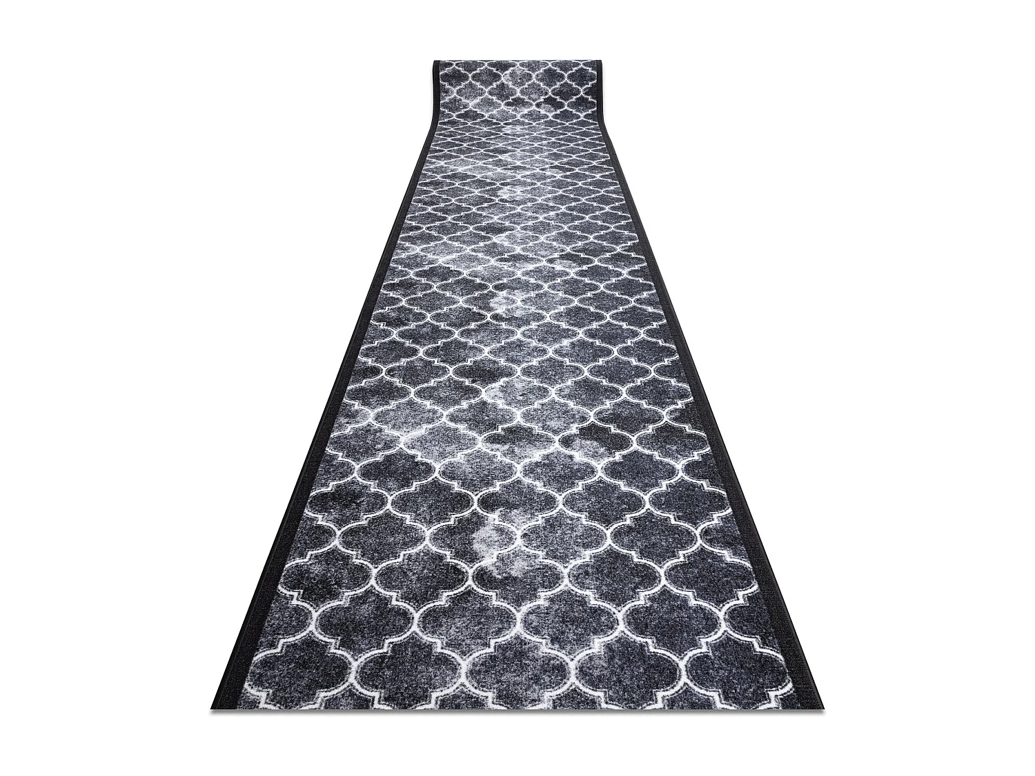 TAPIS DE COULOIR antidérapant CLOVER gris 67x410 cm
