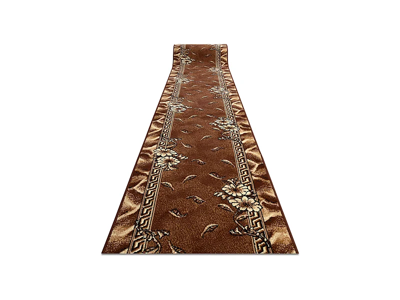 TAPIS DE COULOIR BCF TRIO marron 150x540 cm