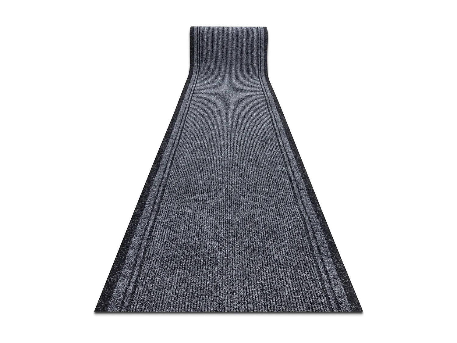 PAILLASSON TAPIS DE COULOIR ANTIDÉRAPANT MALAGA gris 2107 100x380 cm