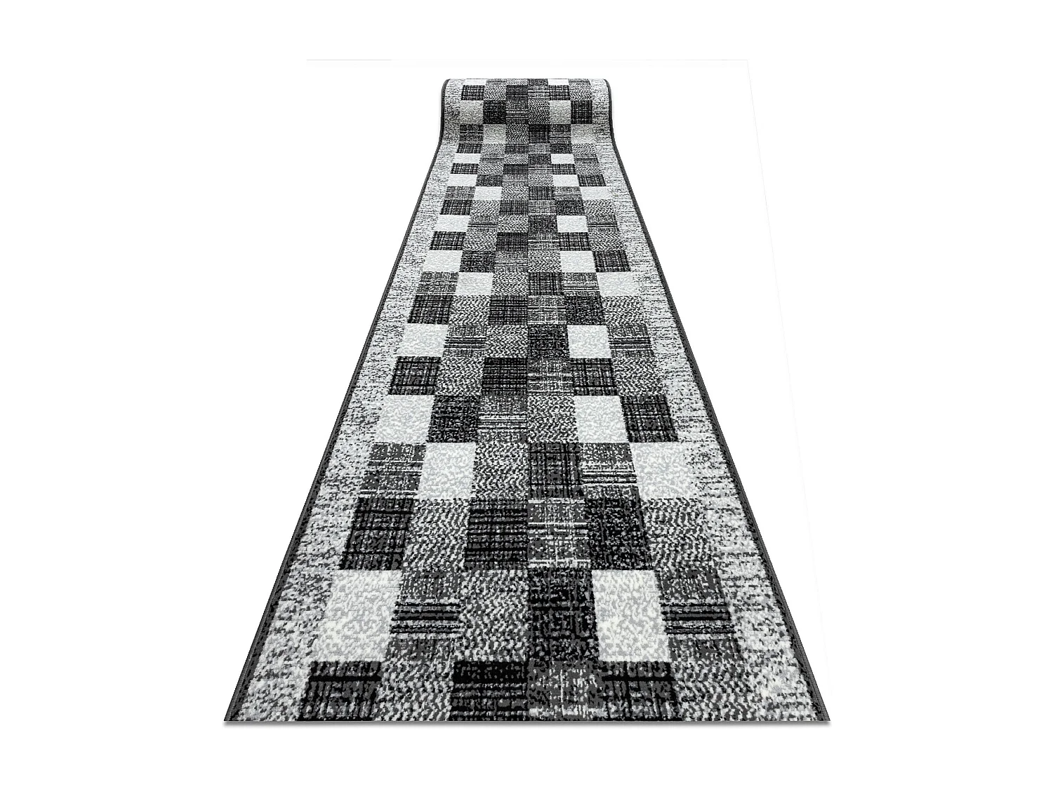 CHODNIK BCF RAFIA szary 70 cm 70x770 cm