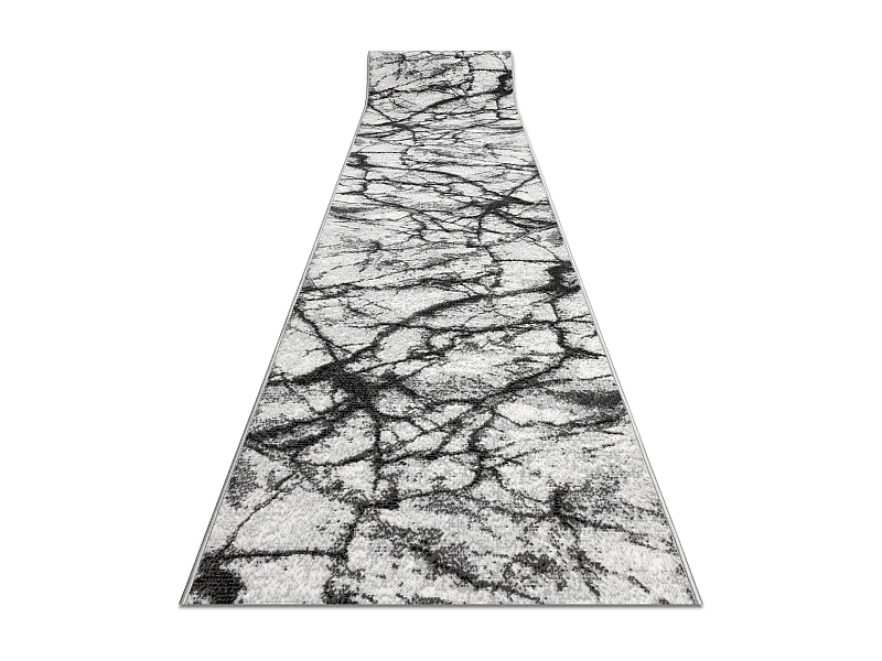 Läufer BCF MORAD Marmur Marmor grau 70x530 cm