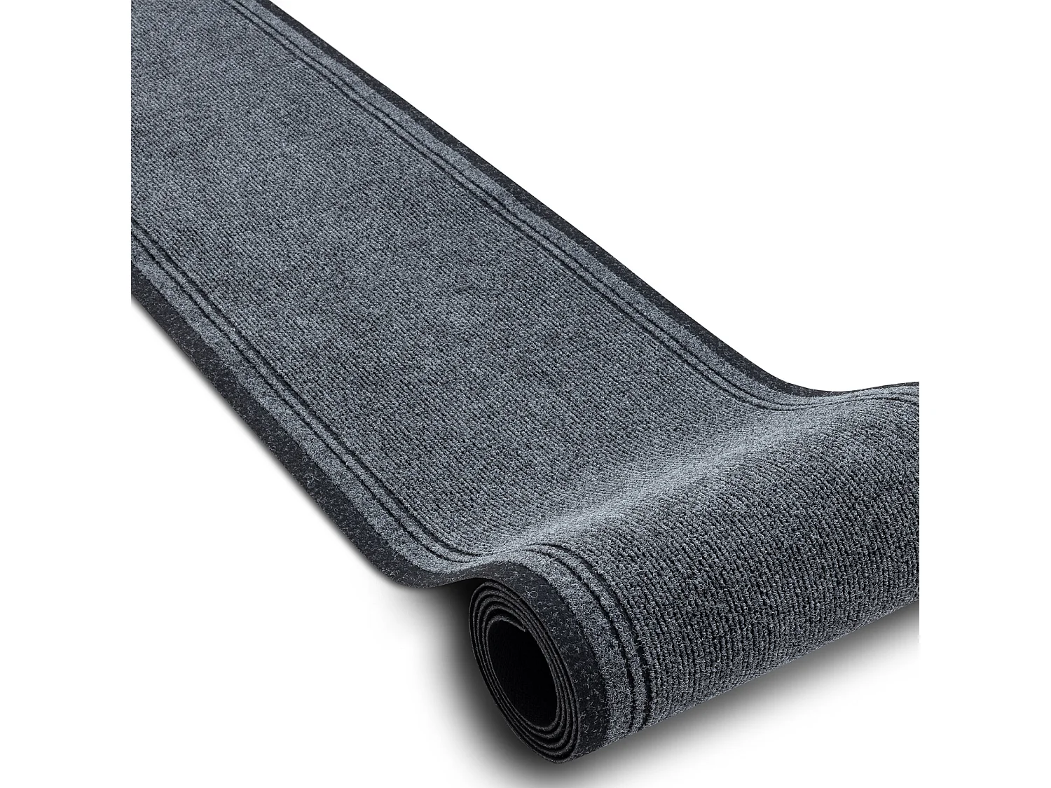 PAILLASSON TAPIS DE COULOIR ANTIDÉRAPANT MALAGA gris 2107 100x560 cm