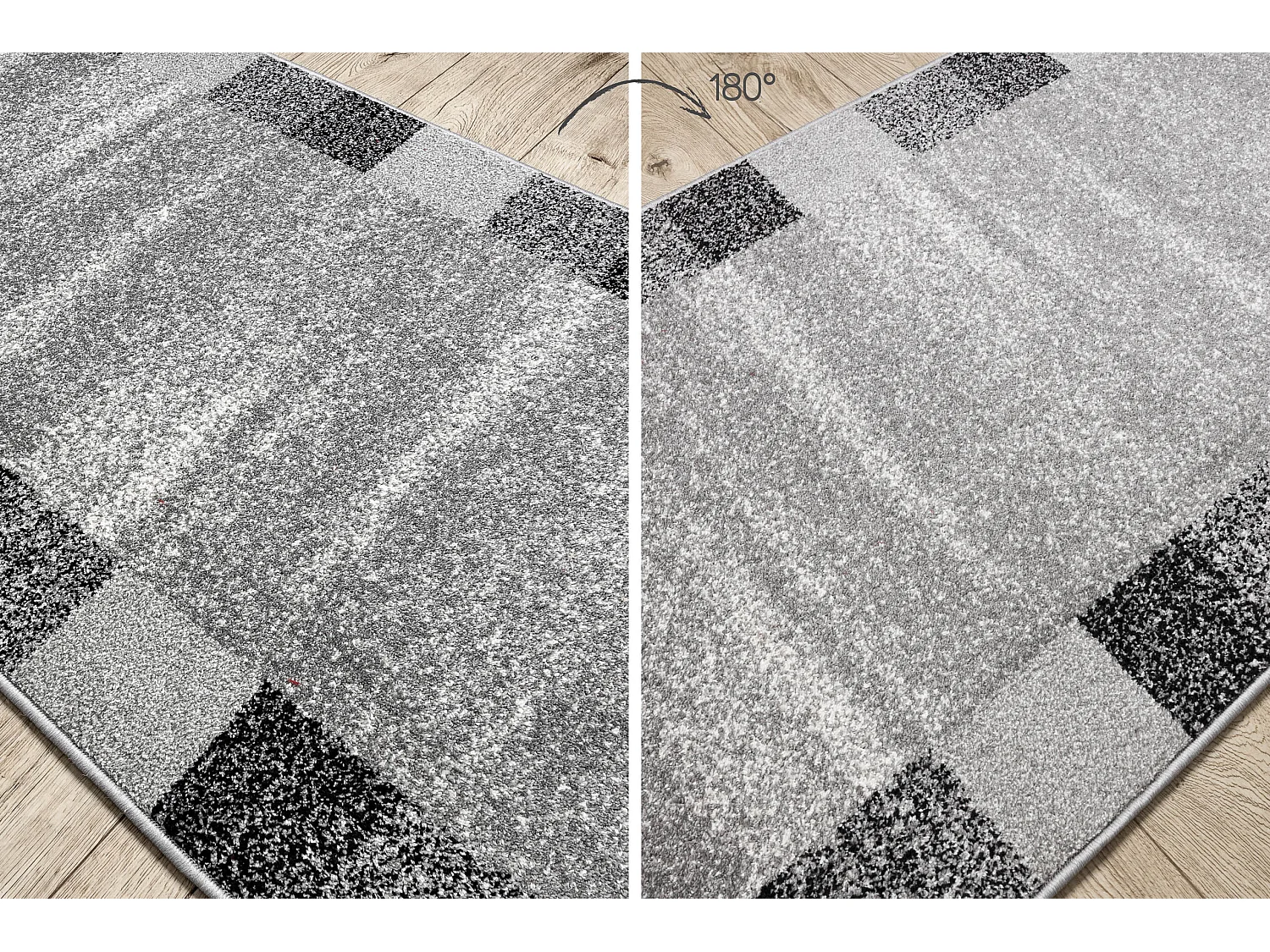 Chodnik SILVER Etna ramka, piasek szary 70cm 70x640 cm