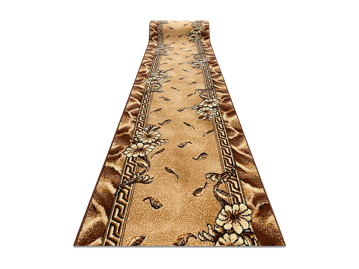 TAPIS DE COULOIR BCF TRIO vieil or  200x130 cm