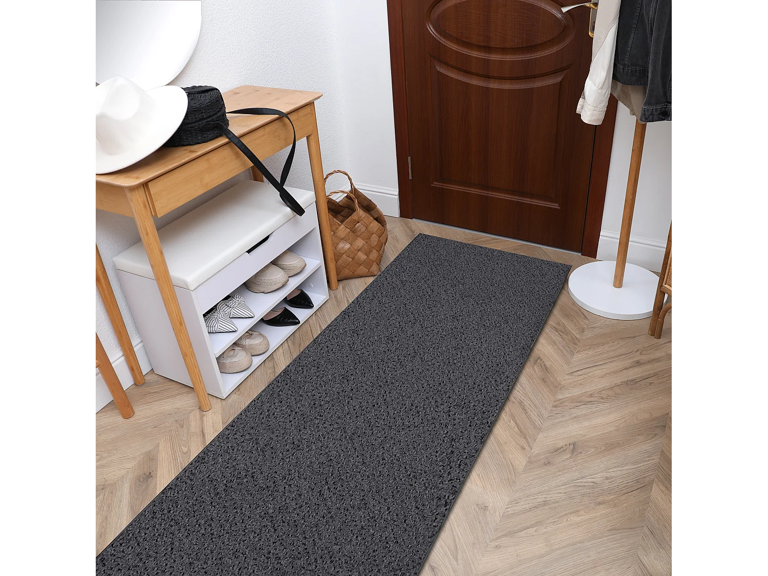 TAPIS DE COULOIR TRAFFIC gris 330 AB 70x350 cm