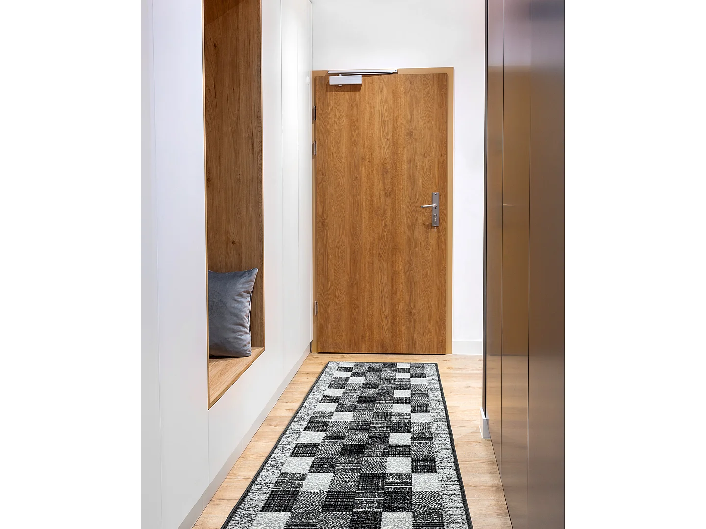 Vloerbekleding BCF RAFIA grijskleuring 70x780 cm