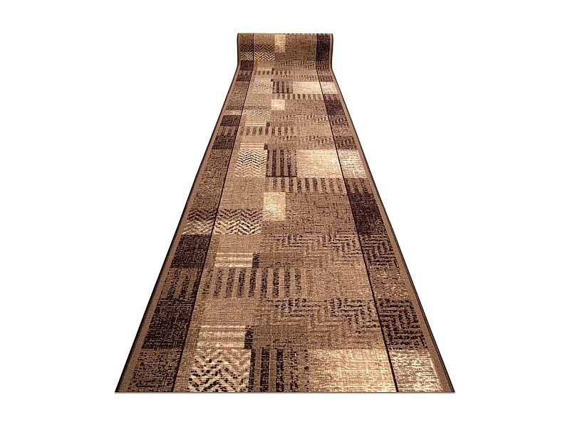 TAPIS DE COULOIR antidérapant ESSENZA beige 67x520 cm