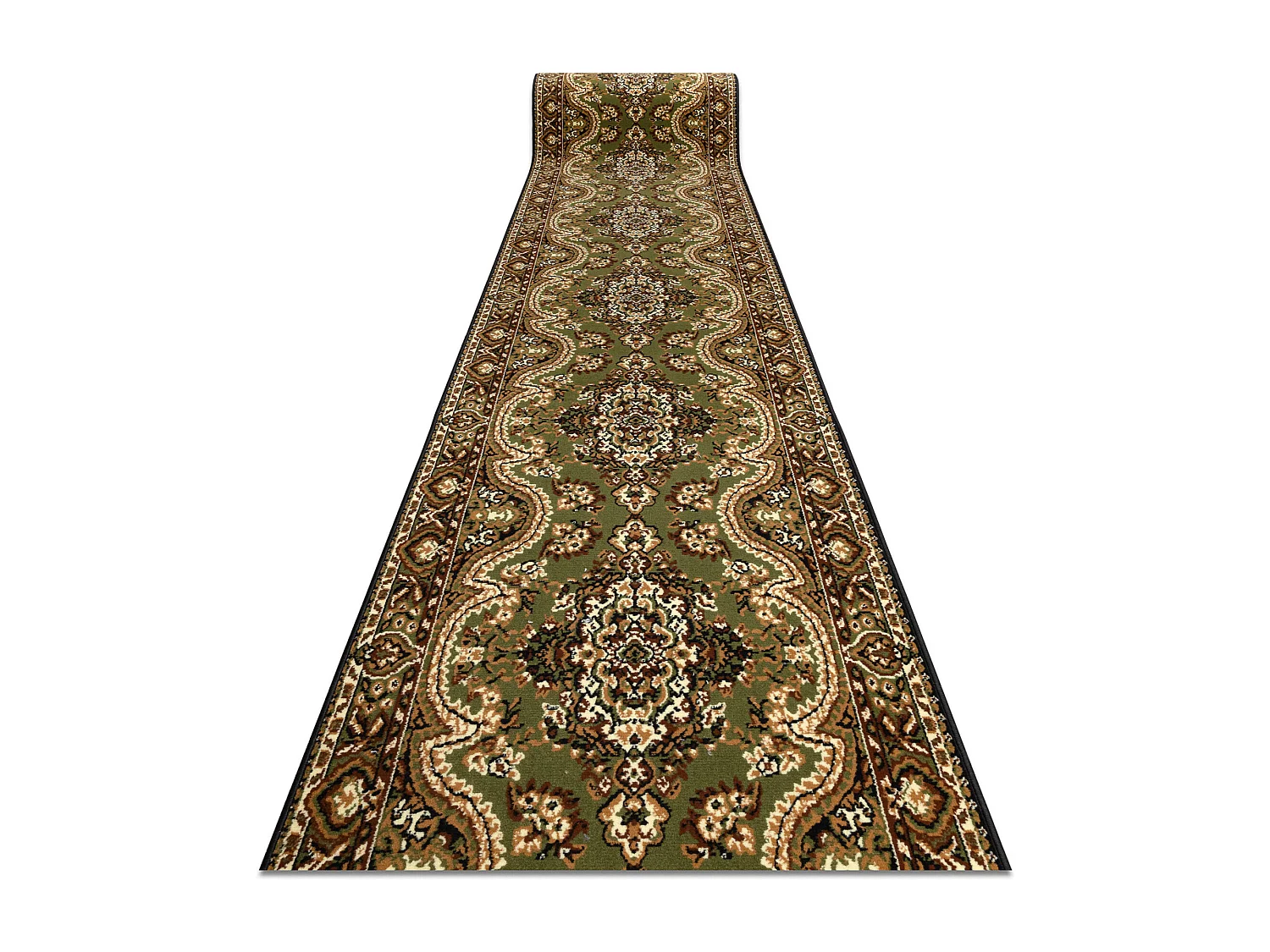TAPIS DE COULOIR BCF WIOSNA vert 70x550 cm