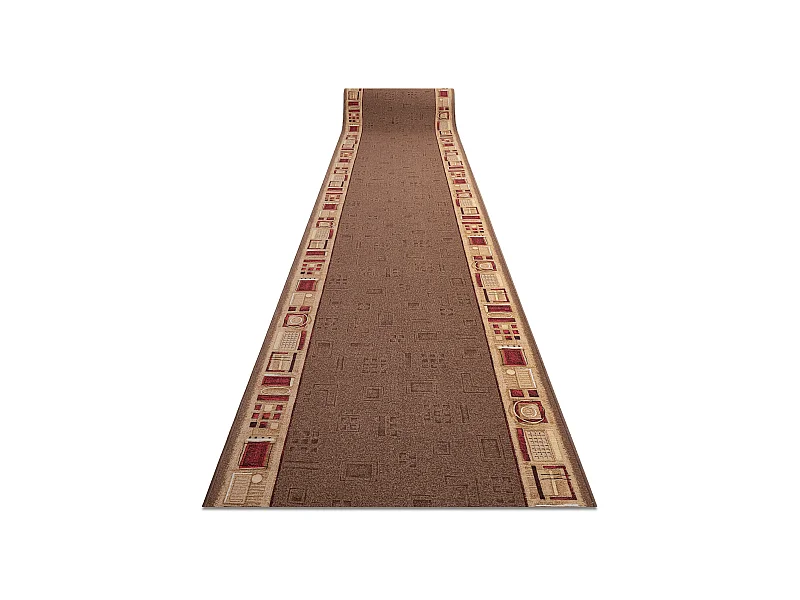 TAPIS DE COULOIR ANTIDÉRAPANT JENA marron 100x230 cm