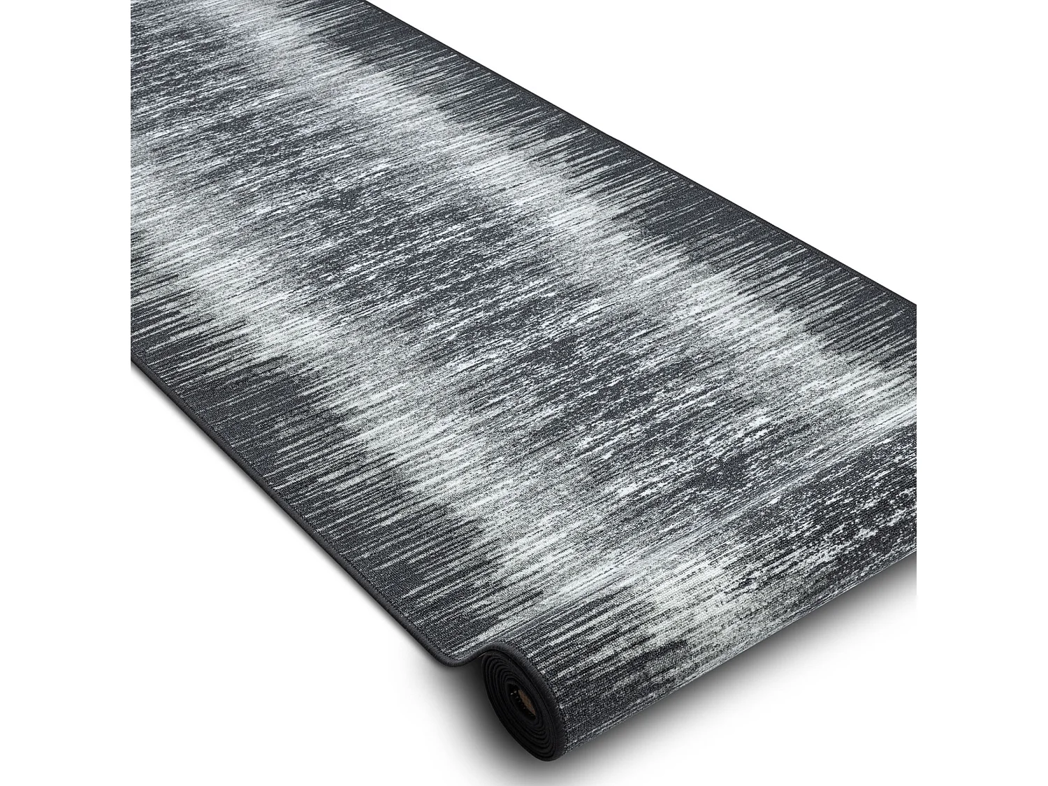 TAPIS DE COULOIR antidérapant TOLTEC gris 80x630 cm