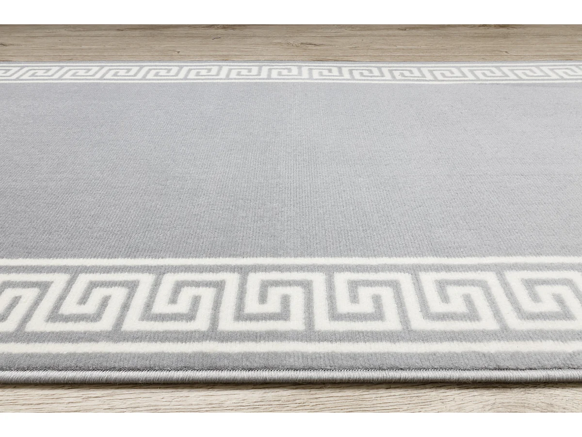 Alfombra de pasillo BCF MORAD Grek griego gris 70x730 cm